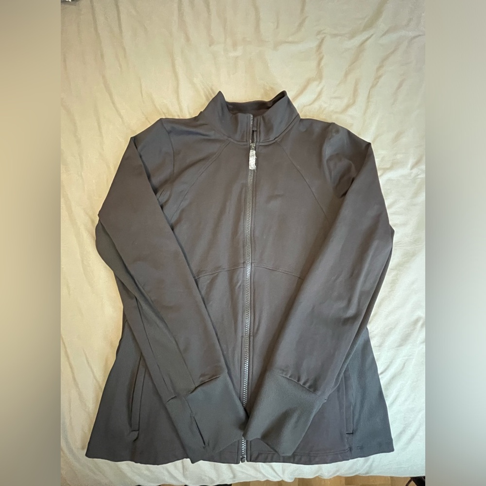 Lorna Jane Gray Zip-Up Jacket